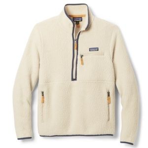 patagonia womens retro pile marsupial fleece pullover